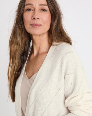 Ivory Pointelle Cardigan
