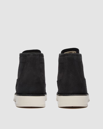 Timberland Britton Mills Mid Lace Chukka Suede Boot - Black