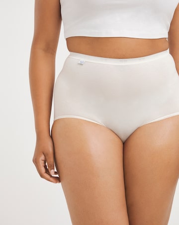 Sloggi 3Pack Cotton Basic Maxi Knicker, Brights or Pastels