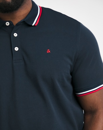 Jack & Jones Paulos Tipped Polo - Navy