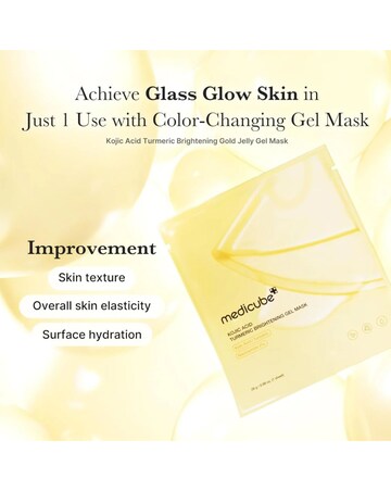 Medicube Kojic Acid Turmeric Bright Gel Mask  4 pcs