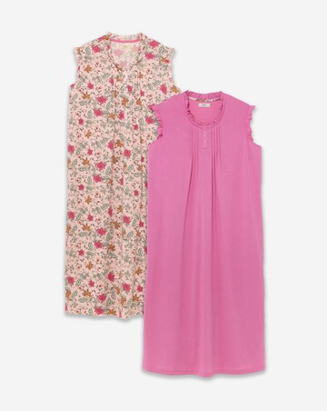 Julipa (2 Pack) Value Floral Midi Nighties