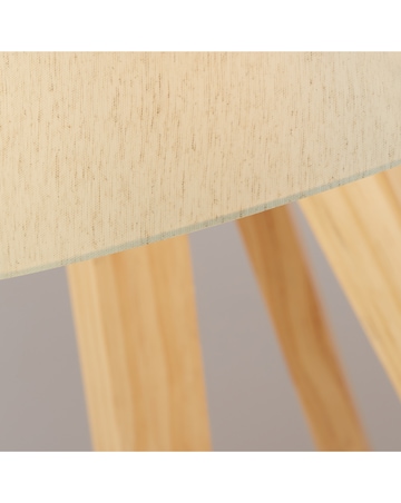 Wooden Tripod Floor Lamp