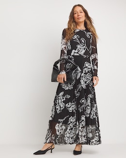 Mesh Pleated Ballet Dress
