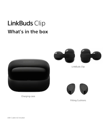 Sony LinkBuds Clip Open-Ear True Wireless Earbuds - Lavendar