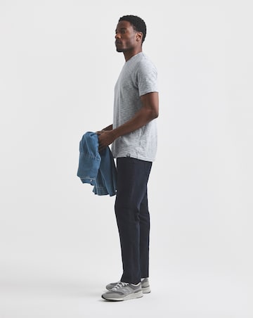 Union Navy Straight Stretch Gabardine Jeans