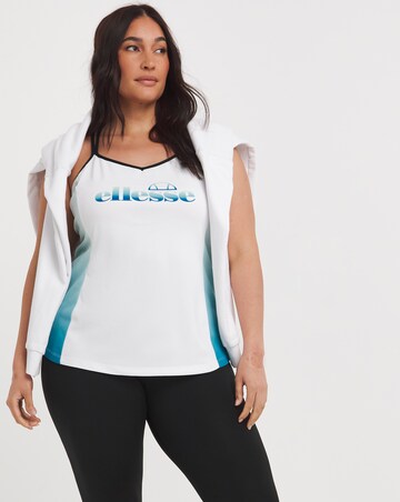 ellesse Palla Vest Ombre Logo Print T-Shirt