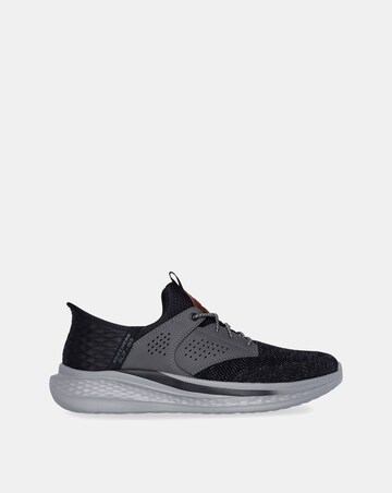 Skechers Slip-ins Slade Caster Trainer - Black/Grey