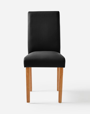 Ava Faux Leather Pair of Dining Chairs