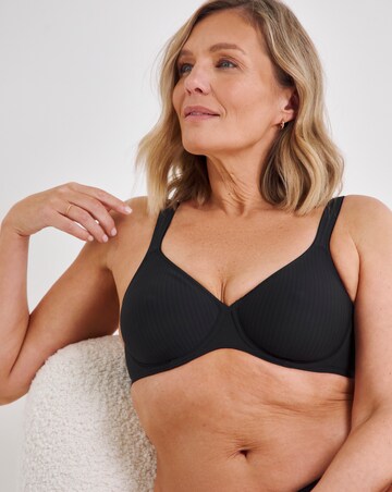 Triumph Modern Soft Cotton Wired Bra Black