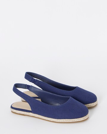 Sherelle Espadrille Flat Slingback Shoes - Extra Wide Fit (EEE)