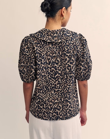 Nobody's Child Leopard Emmie Blouse