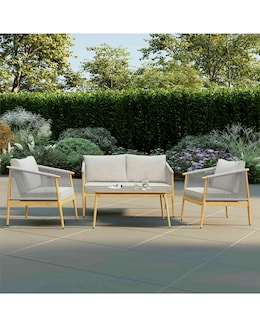 Charles Bentley Rope Weave Lounge Sofa Set