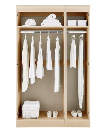 Richmond 3 Door Mirrored Wardrobe