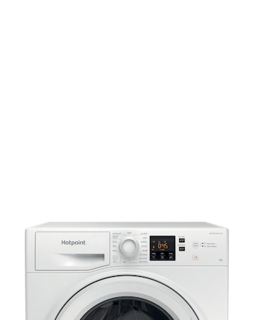Hotpoint Anti-Stain NSWM 846 W UK 8kg 1400rpm Washing Machine White + Install