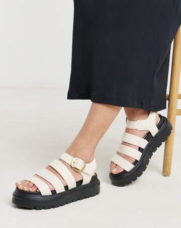 Heavenly Feet Saffron Fisherman Chunky Sandals - Wide Fit (E)