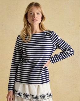 Joules Harbour Boat Neck Breton Top