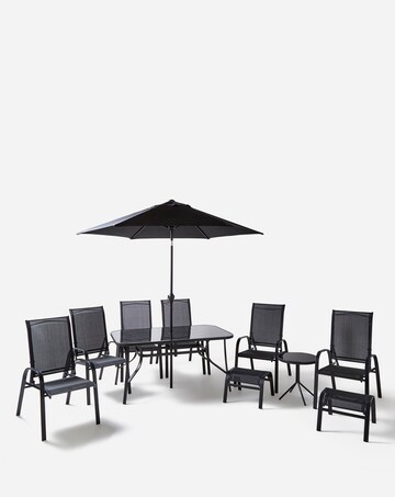 Malaga 11 Piece Dining & Lounge Set