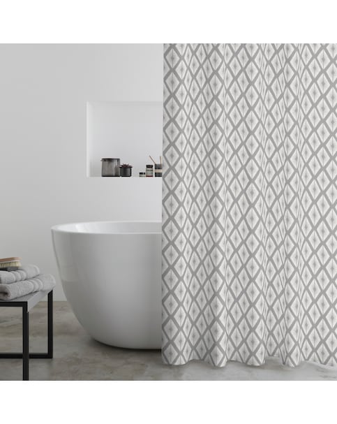 Catherine Lansfield Aztec Diamond Shower Curtain