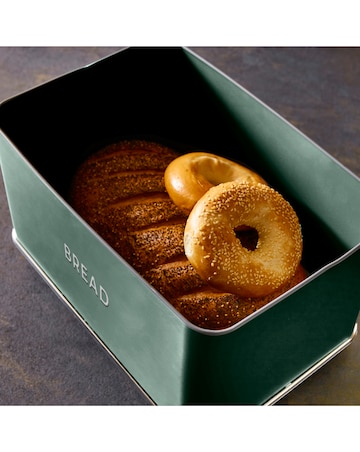 Tower Renaissance 4 Piece Bread Bin and Canister Set Green