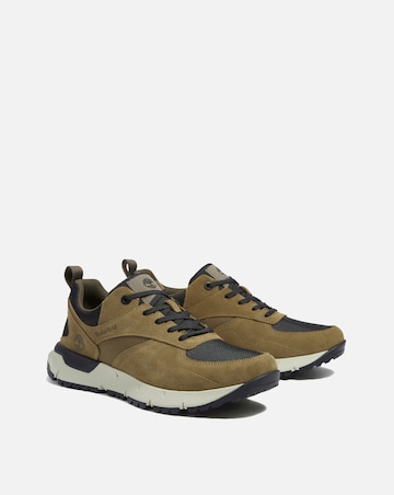 Timberland Voyager Park Low Lace Trainer - Olive