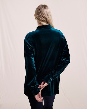 Julipa Longline Velvet Shirt