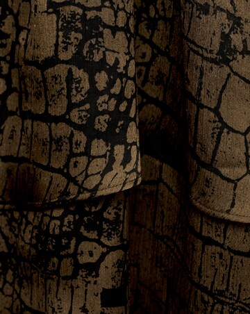 Mango Animal Print Ruffle Dress