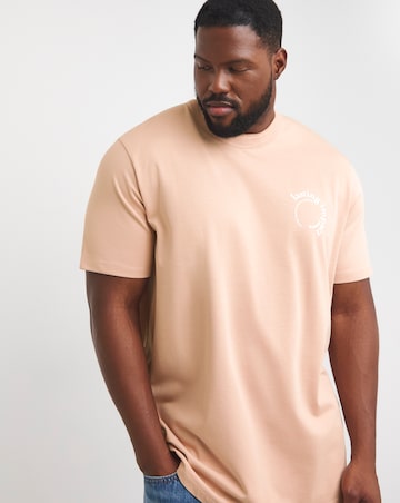 Jack & Jones Lasting Impact Graphic T-Shirt - Pink