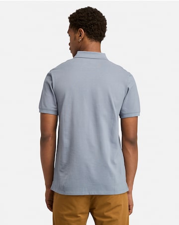Timberland Millers River Short Sleeve Pique Polo - Blue