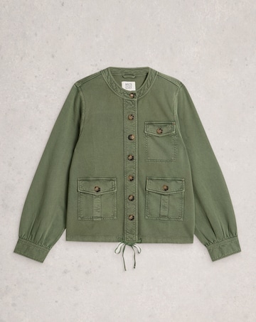 White Stuff Demi Utility Jersey Jacket