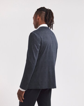 Check Knitted Suit Jacket Regular