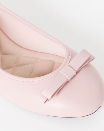 Abundance Classic Bow Ballerina Shoes - Wide Fit (E)