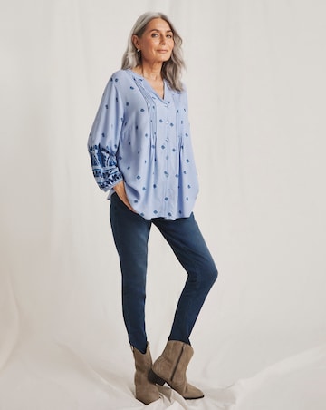 Julipa Pintuck Blouse