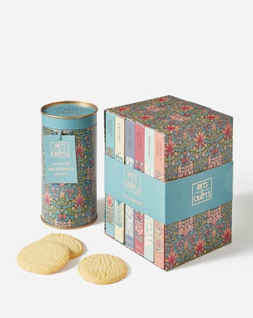 Arts & Crafts Tea Library & Shortbread Biscuit Tin bundle