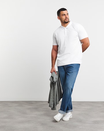 Pure Cotton Pique Polo-White
