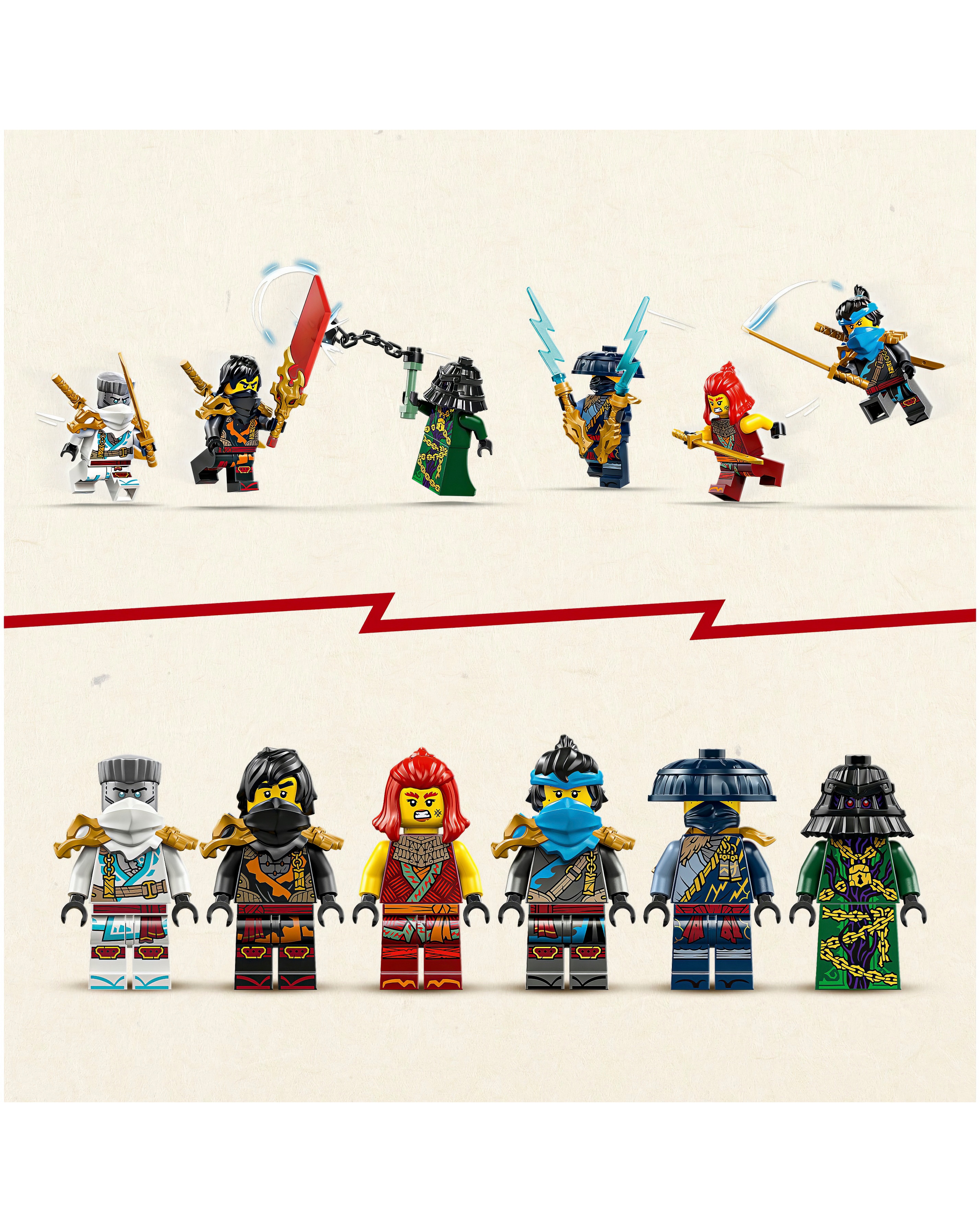 LEGO NINJAGO The Temple Bounty Ship Toy Building Kit with 6