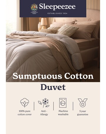 Sleepeezee Sumptuous Cotton 10.5 Tog Duvet