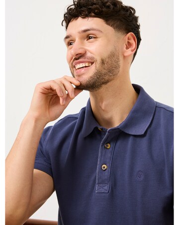 Fatface Pique Polo - Denim Blue