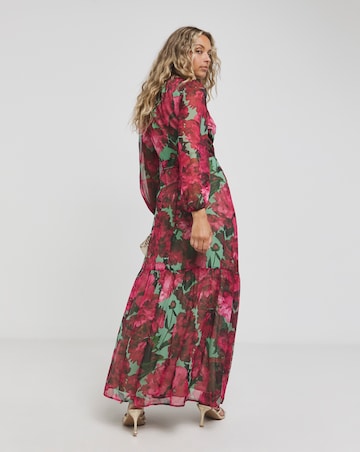 Hope & Ivy Nicole Wrap Maxi Dress