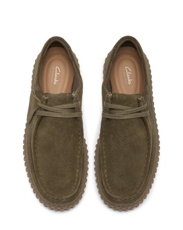 Clarks Torhill Lo Shoes - Olive