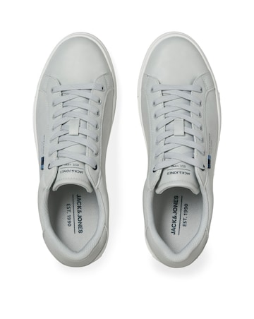Jack & Jones Bale PU Trainer - Grey/White