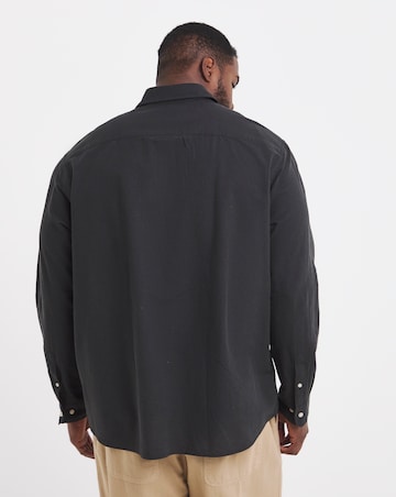 Jack & Jones Breeze Linen Blend Shirt - Black