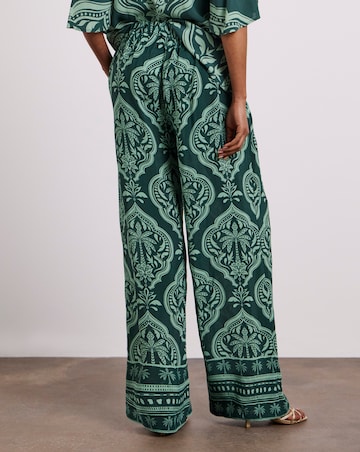 Joanna Hope Printed Wide Leg Trousers