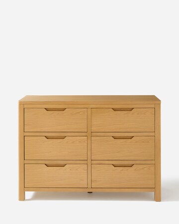 Lorcan Ready Assembled Wooden Large Chest of Drawers