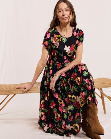 Julipa Crinkle Midi Dress