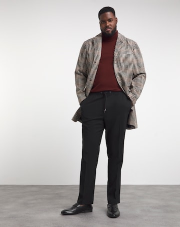 Rust Merino Wool Roll Neck