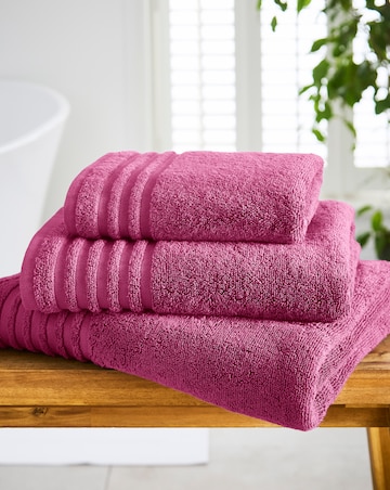 SOFT SNUGGLE 400GSM TOWEL - Hot Pink