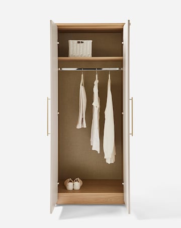 Peyton Ready Assembled 2 Door Wardrobe