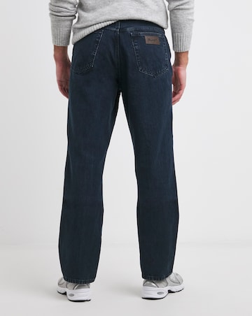 Wrangler Texas Straight Fit Coal Blue Stone Jean
