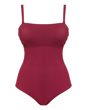 Figleaves Icon V Bar Bandeau Swimsuit